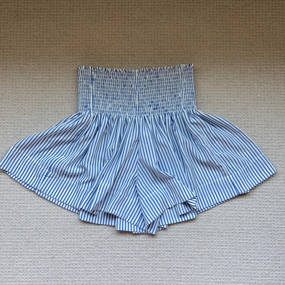 White and blue strip Koch Erica skirt